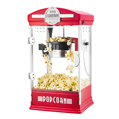 Great Northern Popcorn Big Bambino 4oz Popcorn Machine, Red