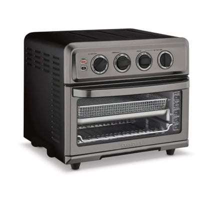 Cuisinart Air Fryer Toaster Oven with Grill, 1800W 8-1 Air Fryer Oven with Bake, Convection Bake, Grill, Broil and Warm Options, Large Capacity, 60-Minute Timer, TOA-70BKS, Black SS