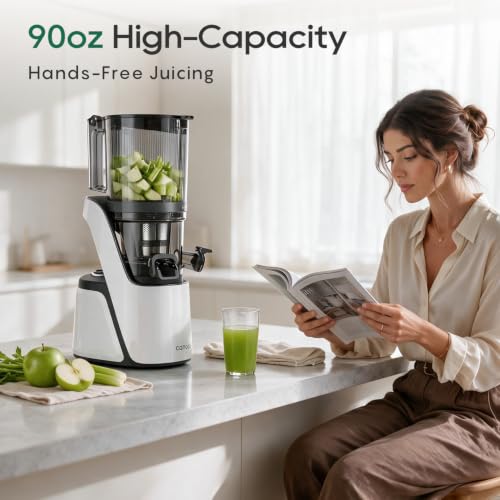 Canoly 3-in-1 Cold Press Juicer C16, Makes Juice & Sorbet & Nut Milk