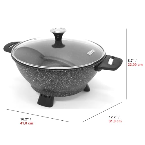 Starfrit The Rock Electric Multi Pot, 4.5L, 1500W, Rock.Tec Non-Stick