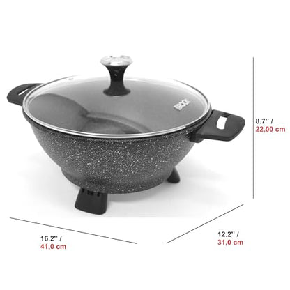 Starfrit The Rock Electric Multi Pot, 4.5L, 1500W, Rock.Tec Non-Stick
