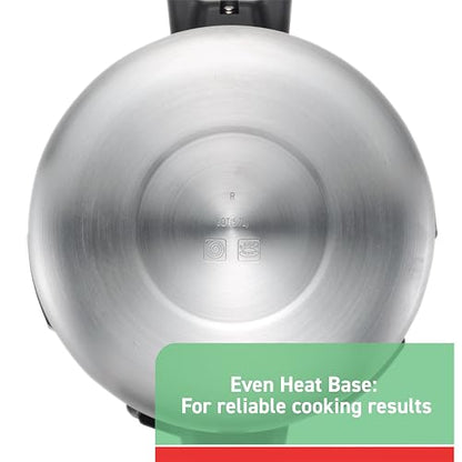 T-fal P2614634 Secure Aluminum Initiatives 12-PSI Pressure Cooker Cookware, 6-Quart, Siver
