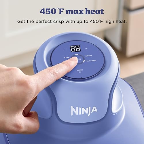 Ninja Crispi Glass Air Fryer, 4-in-1, Frosted Lilac, FN101PR
