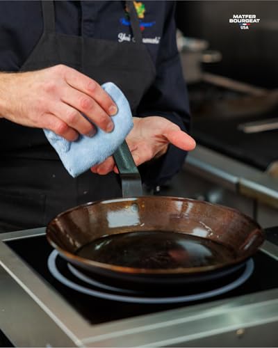 Matfer Bourgeat Black Carbon Steel Frying Pan, 15 1/2"