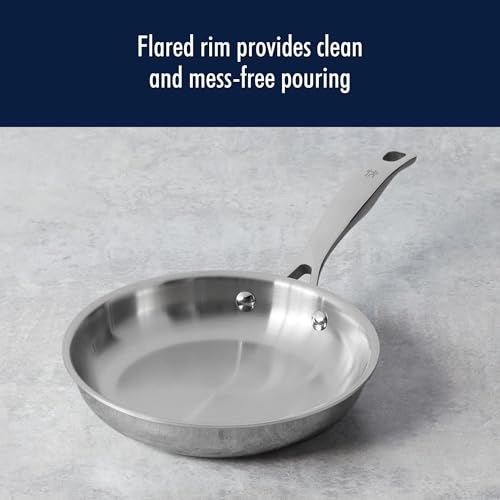 HENCKELS Clad H3 10-pc Induction Pot and Pan Set, Stainless Steel, Durable and Easy to clean