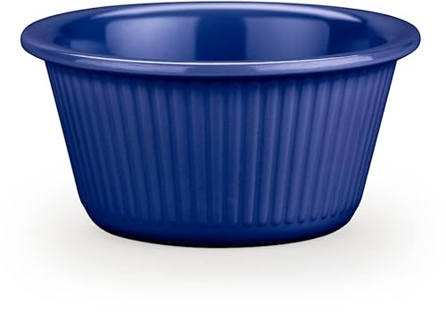 Carlisle FoodService Products Plastic Ramekins, Sauce Bowl For Catering, Kitchen, Restaurant, 3 Ounces, Cobalt Blue