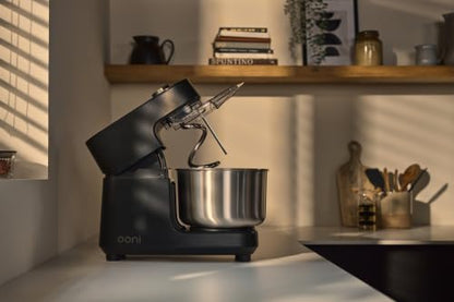 Ooni Halo Core Spiral Dough Mixer, 4.8 Qt Stand Mixer - Foundry Black