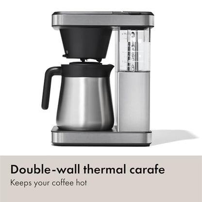 OXO Brew 8-Cup Coffee Maker - Single-Serve, Thermal Carafe, Stainless Steel