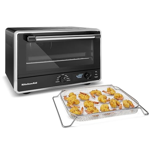 KitchenAid Digital Air Fry Countertop Oven, KCO124BM, Black Matte
