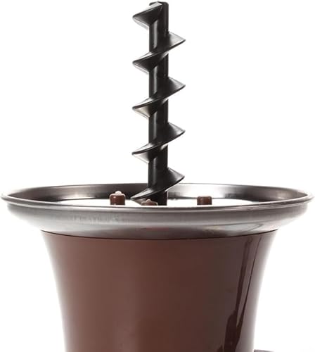 3 Tier Chocolate Fountain Fondue Party Fountain with 10oz Capacity Stainless Steel Mini Chocolate Melter for Cheese, Queso, Candy, Dip Strawberries, Wedges, Vegetables, And More for Parties Wedding