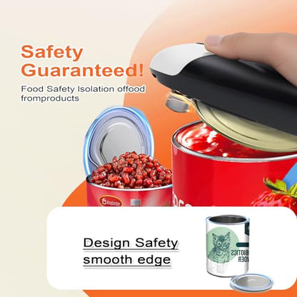 NOTUSIUY One-Touch Can Opener Electric with Rechargeable USB-C Fast Charge, The Electric Can Openers for Senior Best Gift in Kitchen