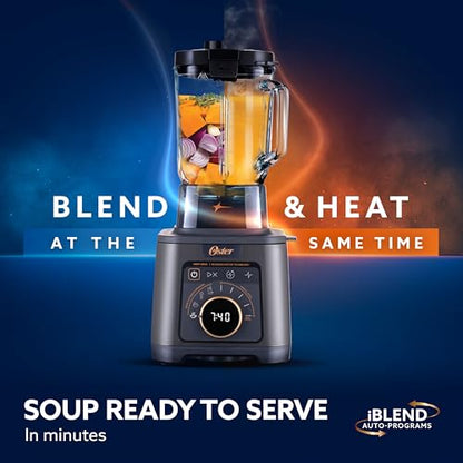 Titan Performance Blender for Smoothies, Salsa, and Soups, 84oz Glass Jar, 4 iBlend Preset Functions, 5 Manual Speeds, 2200-Watts, Reversible Motor Technology, Self-Cleaning Appliance