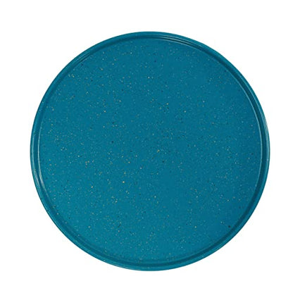 casaWare 2pc 12-inch Ultimate Pizza Pan Set, Nonstick, Ceramic Coated, (1) Solid, (1) Perforated (Blue Granite)