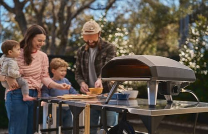 Ooni Koda 2 Propane Gas Pizza Oven – 14" Gas Powered Outdoor Oven with 28 mBar Regulator and Gas Hose, Gas Powered Portable Pizza Oven - Foundry Black