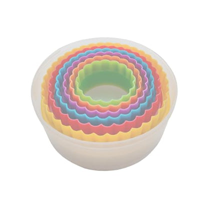 Cookie Cutter Set - 6 PCS Perfect for Baking Unique Flower, Round, and Circle Cookies