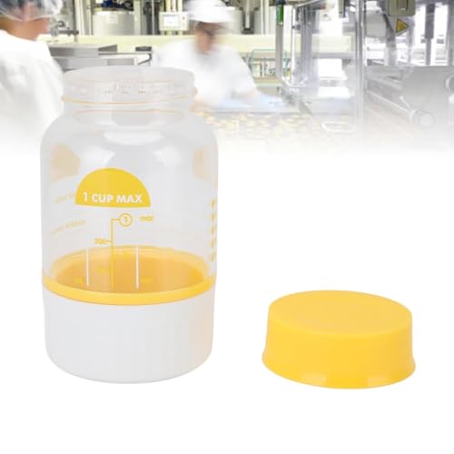 Butter Maker Jar, Plastic Homemade Butter Churner for Cream Cheese, Manual Butter Making Kit with Built-in Strainer, Dishwasher Safe for Kitchen Cooking Baking