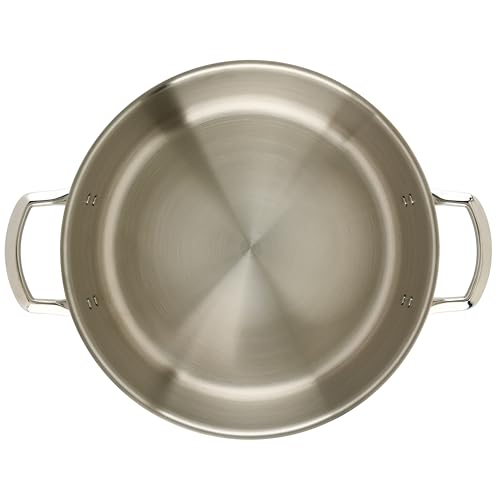 WINCO Tri-Ply Brazier, 12-quart, Silver