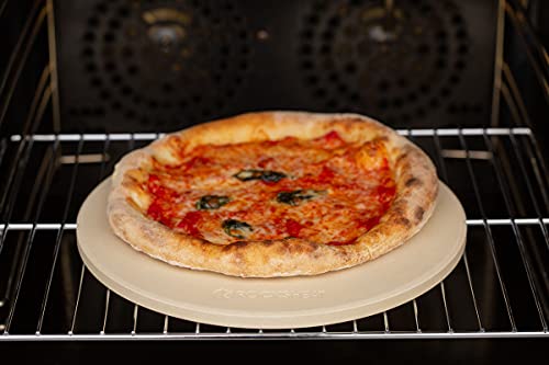 K ROCKSHEAT Small Pizza Stone Round for Grill and Oven, 11 Inch Cordierite Grill Pizza Stones, Food Grade Baking Stone for Oven 11"