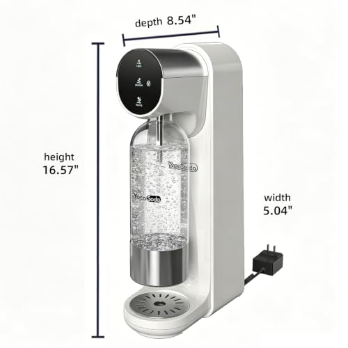 Sparkling Soda Water, Electric Soda Maker for Making Carbonated
