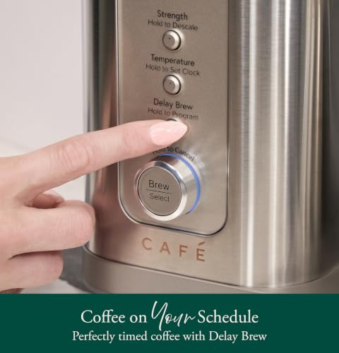 Café Specialty Drip Coffee Maker 10-Cup Glass Carafe, Hot or Iced, SCA