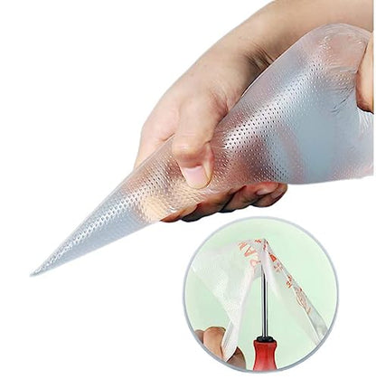 Piping Bags,100pcs 12 Inch Anti Burst Disposable Cake Decorating Bags,Non-Slip Pastry Bags-Ideal for Cakes,Cream Frosting and Cookie Decorating