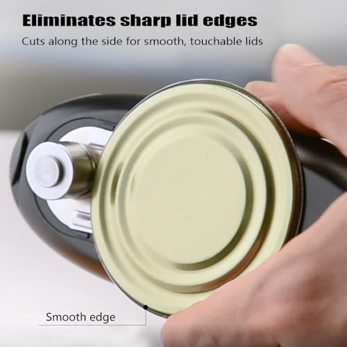 ZEUSORA Electric Can Openers in 2026: Automatic Can Opener Electric with Rechargeable. The Can Opener Creates A Smooth Edge, Making It The Best Gift for Seniors And Kids. (White)