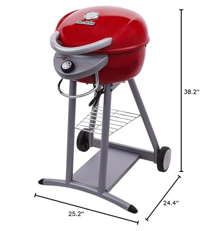 Char-Broil TRU-Infrared Patio Bistro Electric Grill, Red