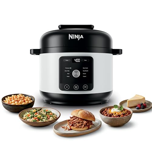 Ninja® HyperHeat™ 9-in-1 Pressure Cooker, 6.5-qt, White, PC201WH
