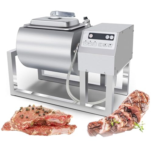 Vdniduir Electric Vacuum Tumbler Marinating Machine, 18L Vacuum Tumbler Marinator,for Meat and Vegetables