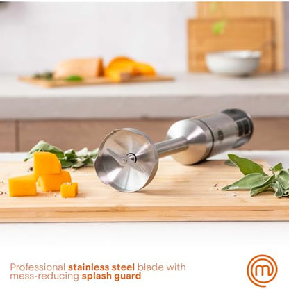 MasterChef Immersion Blender Handheld, Hand Blender Stick, 400W Motor