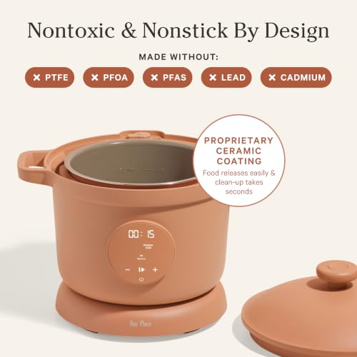 Our Place Dream Cooker, 6 Qt Ceramic Nonstick Pressure Cooker & Multicooker