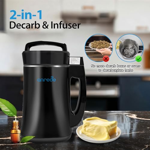 Anrede Herbal Decarboxylation and Butter Infusion Machine, Botanical Extractor and Infuser for Making Butter, Oil and Tinctures, Complete Accessories