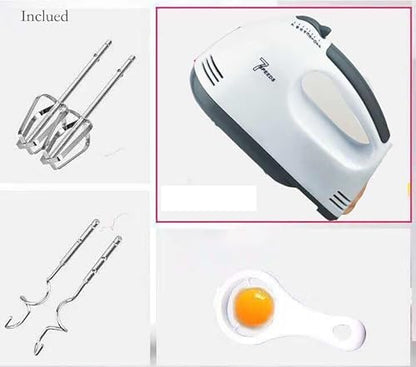 Electric Hand Mixer, 7 Speed Egg and Flour Automatic Mixing with Whisk for Cooking of Bread, Cake (1)