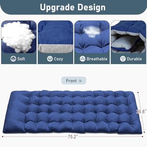 DoCred Chaise Lounge Chair, 5-Position Folding Outdoor Lounge Chair