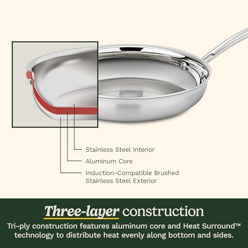 Cuisinart 15 Piece Cookware Set, MultiClad Pro Triple Ply, Silver, MCP-15N