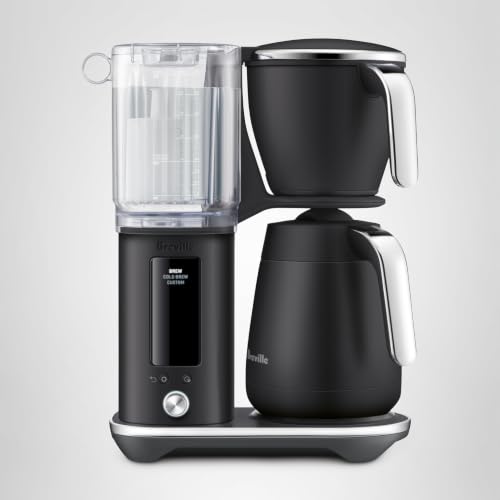 Breville Luxe Drip Coffee Machine BDC465BTR, Black Truffle, Thermal Carafe