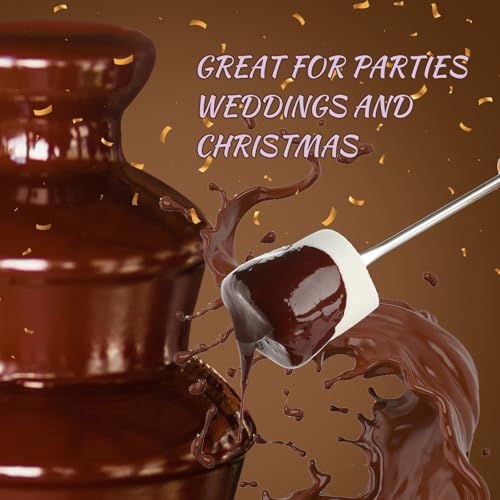 MINI Chocolate Fountain Machine Small Electric Chocolate Fondue Fountain Machine for Party for Candy Butter Cheese (Purple)
