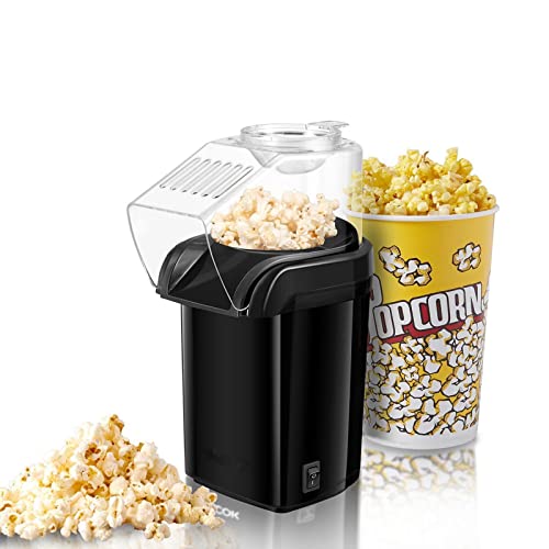 Mini Electric Hot Air Popcorn Maker Electric Popcorn Machine for Healthy Oil Free Popcorn