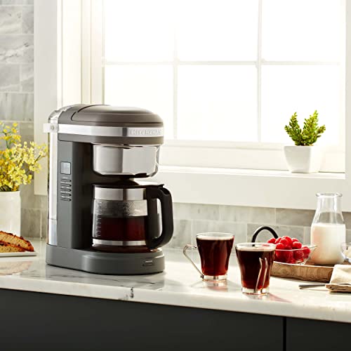 KitchenAid 12 Cup Drip Coffee Maker, Spiral Showerhead and Warming Plate