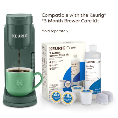 Keurig K-Express Single Serve K-Cup Pod Coffee Maker, 3 Brew Sizes, Strong Button Feature, 42oz Removable Reservoir, Evergreen