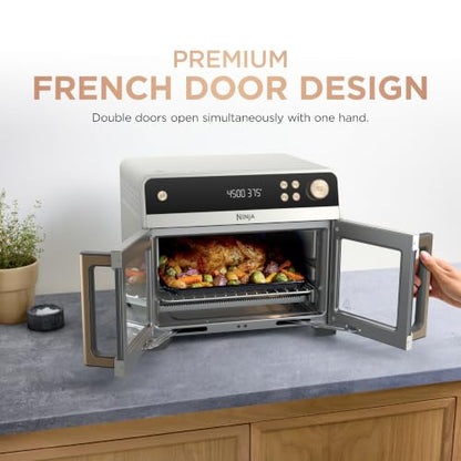 Ninja French Door Premier Air Fry Oven, Amazon Exclusive Bone & Champagne