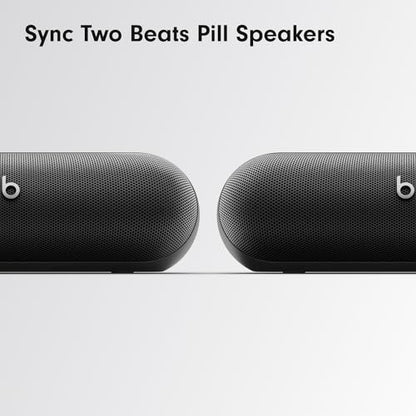 Beats Pill - Portable Bluetooth Speaker - Up to 24H Battery Life, Water Resistant, Bluetooth, Apple & Android Compatible, Seriously Loud Sound for Home, Outdoor and Travel - Matte Black