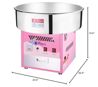 Great Northern Popcorn Vortex Cotton Candy Machine, Pink