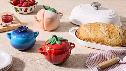 Le Creuset Stoneware Peach Mini Cocotte, 19 oz., Peche