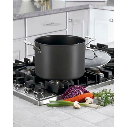 Cuisinart Chef's Classic PURELYCERAMIC™ Nonstick PFAS Free Hard-Anodized 8-Quart Stockpot with Cover, 666C-24