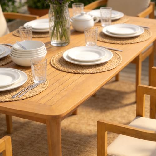 SUNSITT 7-Piece Outdoor Patio Dining Set w/63'' Patio Dining Table