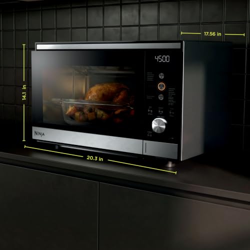 Ninja® Crispi™ Microwave & Air Fryer with FusionCrisp, Silver, MW101