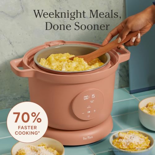Our Place Dream Cooker, 6 Qt Ceramic Nonstick Pressure Cooker & Multicooker