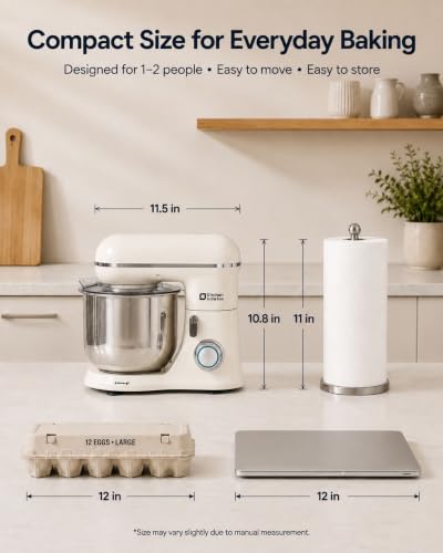 Kitchen in the Box Stand Mixer, 3.5 QT Kitchen Electric Mixer for Baking