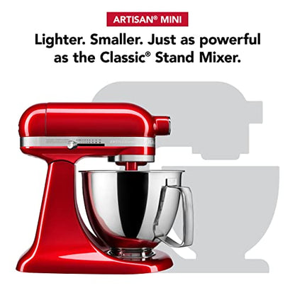 KitchenAid Artisan Mini, 3.5-Qt Tilt Head Stand Mixer, Candy Apple Red